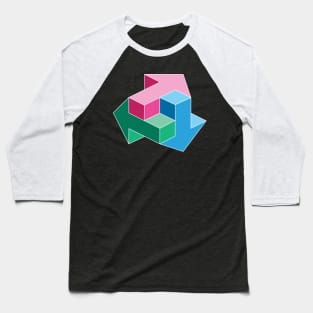 3D Arrows Baseball T-Shirt